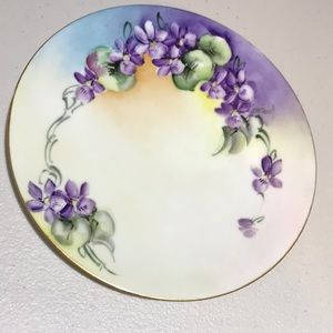 Vintage Like New J&C Bavaria  Hand painted with Signature Plate